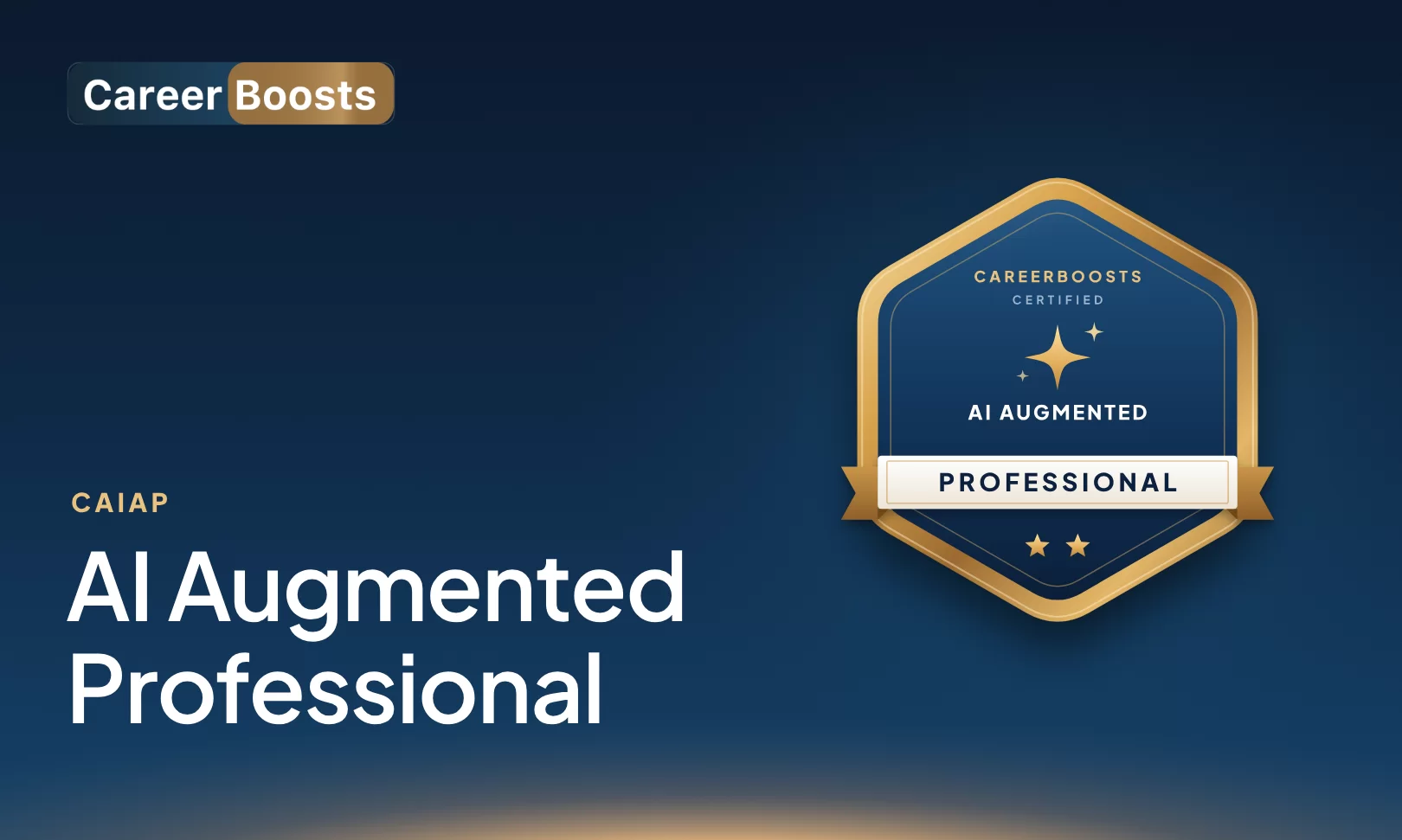 AI Augmented Professional, AI readiness certification from CareerBoosts